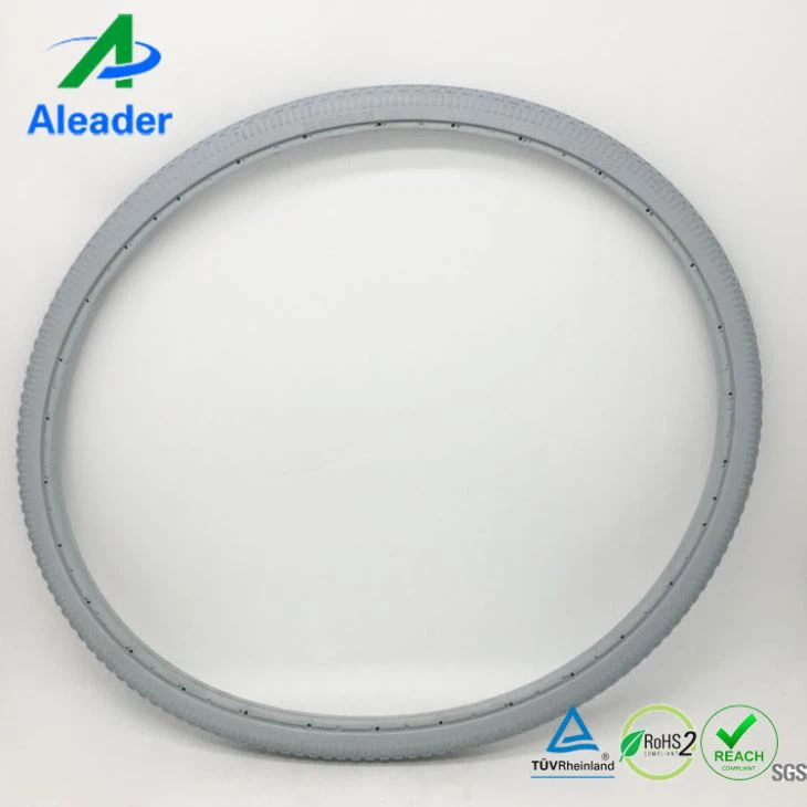 PU Solid Manual Wheelchair Wheels And Tires
