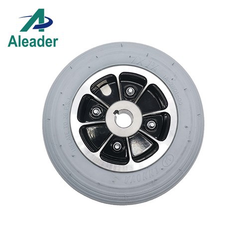 Rodes de cadira de rodes sòlides de PU 7x1 3/4